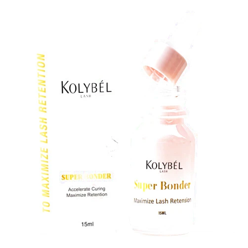 Kolybel Super Bonder for Eyelash Extension,Lash Sealant,Glue Accelerator,Extending Eyelash Retention Time & Glue Primer Accelerate Drying Time,15ml Lash Bondr for Professional Use Only