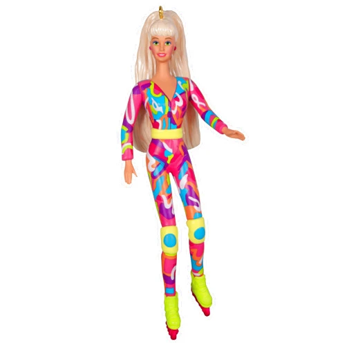 Hallmark Keepsake Christmas Ornament 2024, Barbie Hot Skatin' Barbie, Gifts for Her