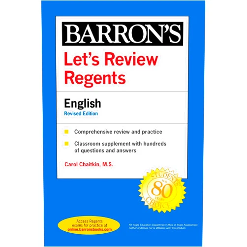 Carol Chaitkin M.S. Let's Review Regents: English Revised Edition (Barron's Regents NY)