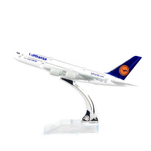 24-Hours Germany Deutsche Lufthansa AG A380 Solid Metal Alloy Model Aircraft