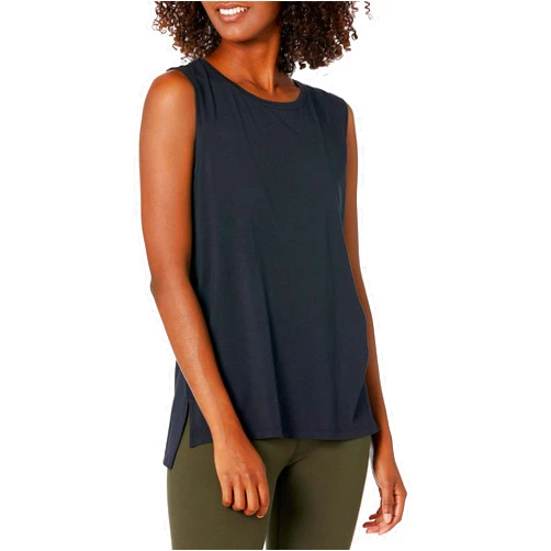 Amazon Essentials Women's Soft Cotton Standard-Fit Yoga Tank (Available in Plus Size) (Previously Core 10)