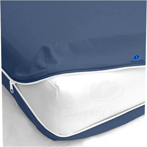 RAJVEER TEXTILE Luxurious Bedding Zipper Fitted Sheet - Twin Size Luxurious Bedding Zipper Fitted Sheet 8