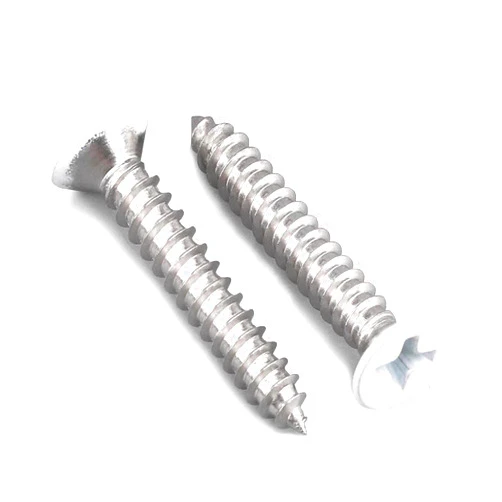 B1jounie YA White Head Screws,100 PCS #6X1