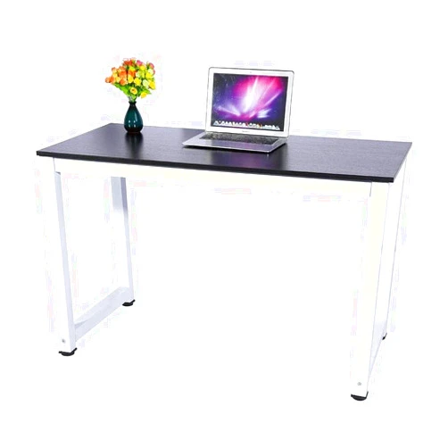 Wegi King Black Computer Desk,Wooden Pc Gaming Corner Desk Computer Table Studying Reading Laptop Workstation Home Office Furniture
