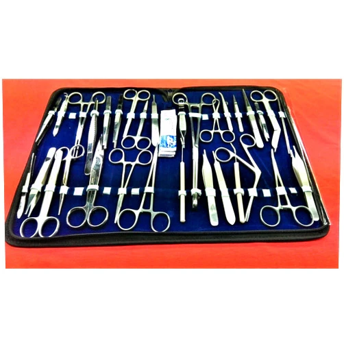 Cynamed Premium CYNAMED USA 157 Pieces Instruments KIT Veterinary Scissors Forceps Needle Holder Scalpel Handel Stainless Steel All in ONE