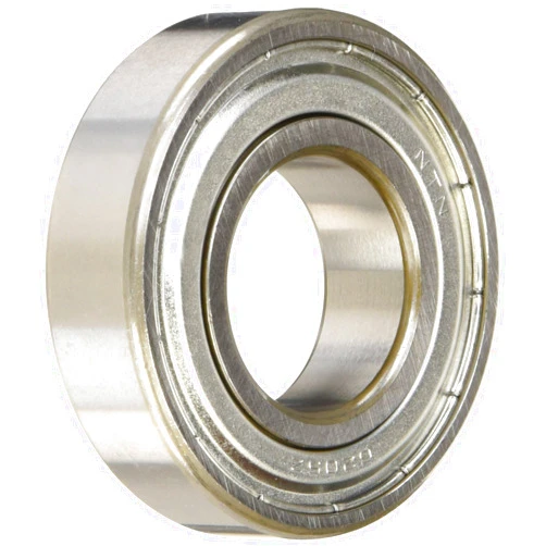 NTN Bearing 6205ZZ Single Row Deep Groove Radial Ball Bearing, Normal Clearance, Steel Cage, 25 mm Bore ID, 52 mm OD, 15 mm Width, Double Shielded