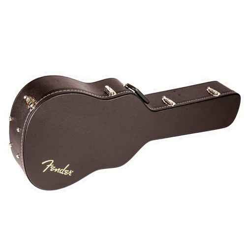 Fender Flat-Top Acoustic Guitar Case, Dreadnought, Black