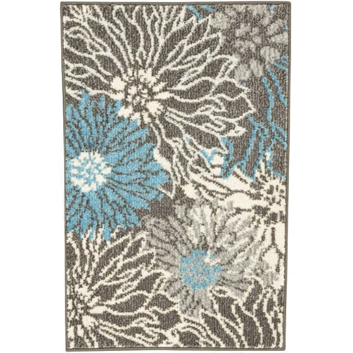 Nourison Passion Charcoal/Blue 1'10