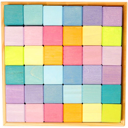 Grimm's 43111 Pastel Squares