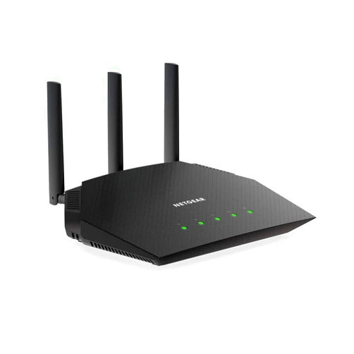NETGEAR 4-Stream WiFi 6 Router (R6700AX) – AX1800 Wireless Speed (Up to 1.8 Gbps) | Coverage up to 1,500 sq. ft., 20 devices