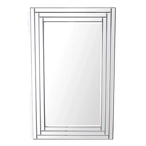 Ren-Wil Edessa Wall Mirror, Large, Clear
