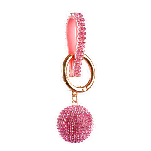 AXCUWS Sparkly Diamond Keychain with Rhinestone Crystal Ball Car Bag Purse Charm Pendant Key Ring