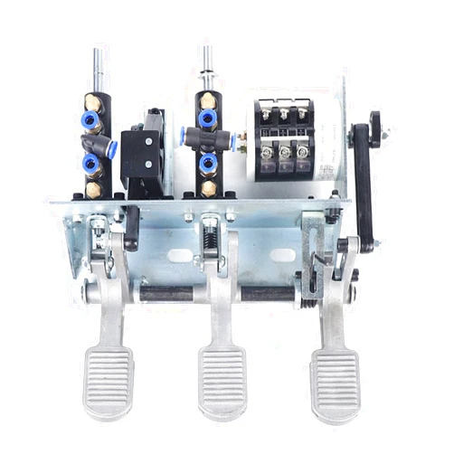GMSLuu Tire Changer Machine Car Air Control Valve Foot Pedal Valve, 3 Pedal Air Pneumatic Valve + Switch Control Part Alloy Frame Foot Control Tyre Changer Valve for 8mm Tube