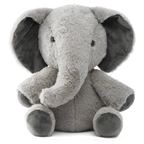 PREXTEX Elephant Stuffed Animals - Soft & Cozy Baby Stuffed Elephant Plush Toy (Large - 10.5 Inches) Machine Washable Stuffed Animals for Boys & Girls 3-5+