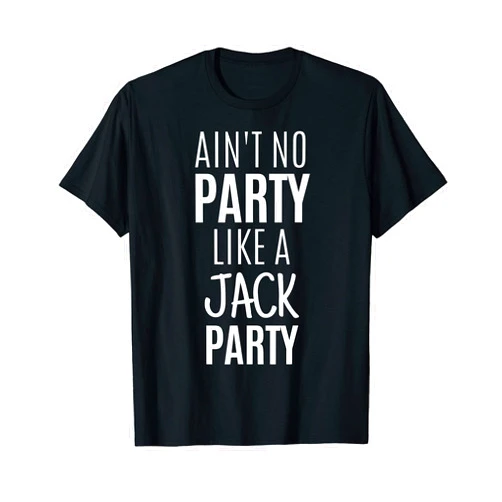 Unique First Name Gifts Mens Boys Custom Four Co. JACK Funny Personalized Name Party Birthday Christmas Idea T-Shirt