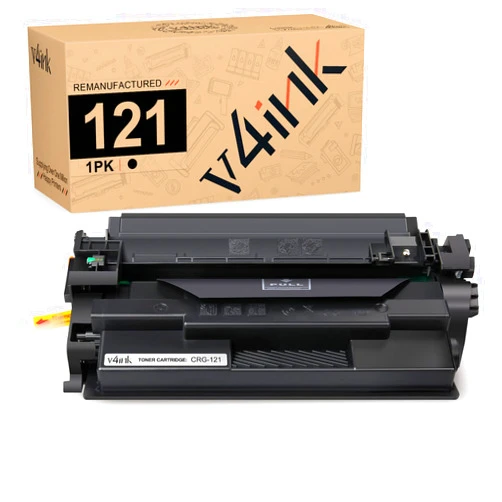 v4ink Compatible Canon 121 Black Toner Cartridge Replacement for Canon 121 CRG-121 (3252C001) Toner Cartridge High Yield 5,000 Pages use with Canon Image Class D1620 D1650 Printer 1-Pack