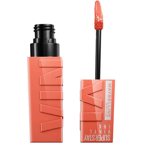 Maybelline Super Stay Vinyl Ink Longwear No-Budge Liquid Lipcolor Makeup, Highly Pigmented Color and Instant Shine, Golden, Pink Lipstick, 0.14 fl oz, 1 Count