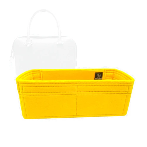 Zoomoni Bag Organizer for Delvaux Cool Box MM - Premium Felt Purse Handbag Insert Liner Shaper (Handmade) Soft Structure Support
