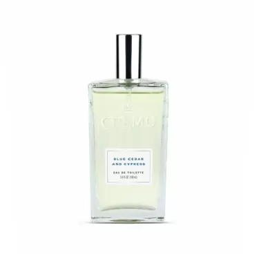 Cremo Blue Cedar & Cypress Cologne Spray, A Woodsy Scent with Notes of Lemon Peel, Cypress and Cedar, 3.4 Oz