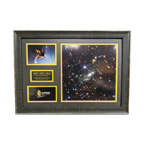Boxed Memories James Webb Space Telescope - Deep Field - Landscape - Framed Photo