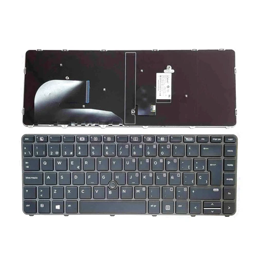 KbsPro Teclado Spanish Latin Keyboard for HP EliteBook 840 G3 840 G4 745 G3 745 G4 848 G4 ZBook 14u G4 931052-071 937310-071 Gray Frame Without Backlit