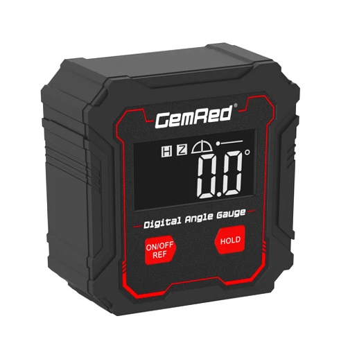GemRed Digital Angle Gauge DAG-V1 for Measuring and Layout (Plastic (2 Buttons))
