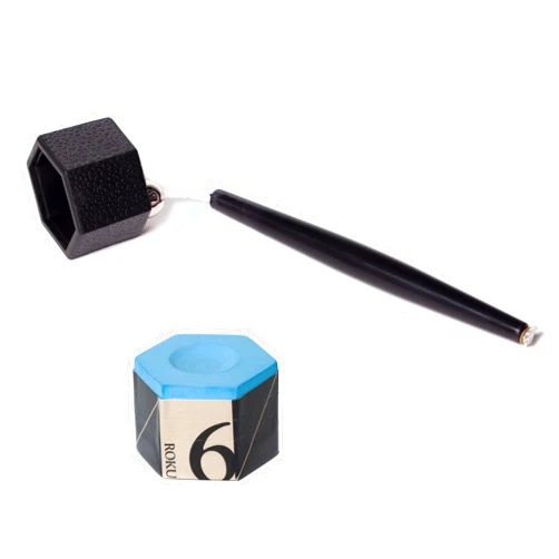 KAMUI ROKU Pool cue Billiard Chalk - Blue - with Chalk Holder