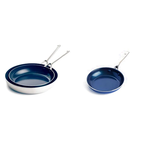 Blue Diamond Cookware Tri-Ply Stainless Steel Ceramic Nonstick, 9.5