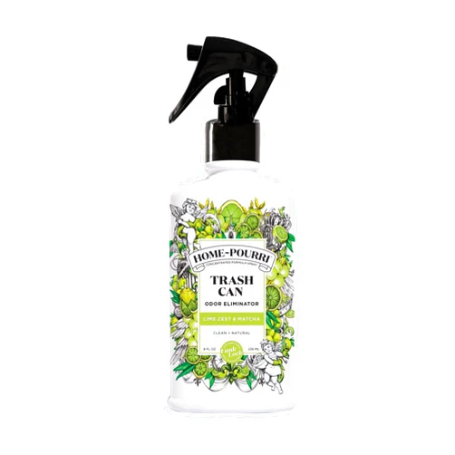 Poo-Pourri Home-Pourri Trash Can Odor Freshener, 8 Fl Oz - Lime Zest and Matcha
