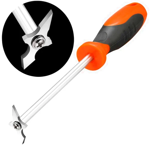 REETREE Grout Removal Tool, Caulking Removal Tool, Grout Cleaner, Scraper, Scrubber Brush, Tile Joint Cleaning Brush, Remove Grout or Cleaning for Tile Joints and Seams or Corner