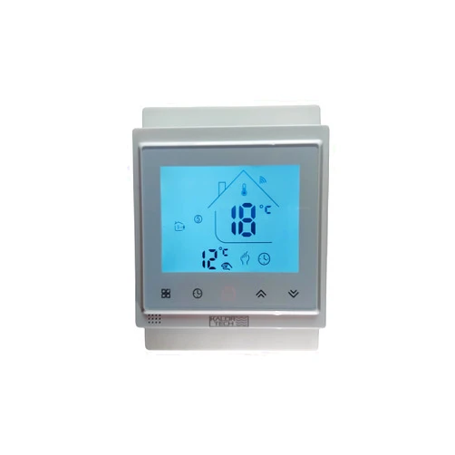 KALOR TECH Wi-Fi Smart Thermostat for Electric Baseboard Heaters, 120-240V Systems, Proprietary Wall Plate, LCD Celsius Display (Canada), Compatible with Alexa, Google Home, Smart Life and Tuya App