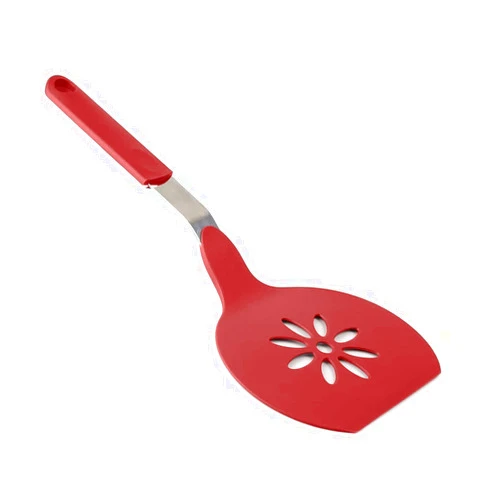 Homi Styles Jumbo Nylon Spatula, Non-Stick, and Dishwasher Safe - Ideal for Cooking, Flipping, and Serving, Great for Pancake Flipper, Egg Pancake Turner - 15 X 6.5 Inches Extra Large Spatula (Red)