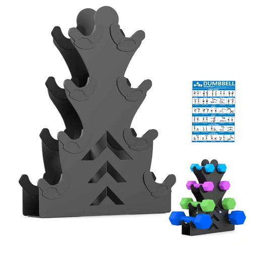 Tamisom Dumbbell Storage Rack Weight Organizer Rack Only for Home Gym Weight Rack No need Assembly
