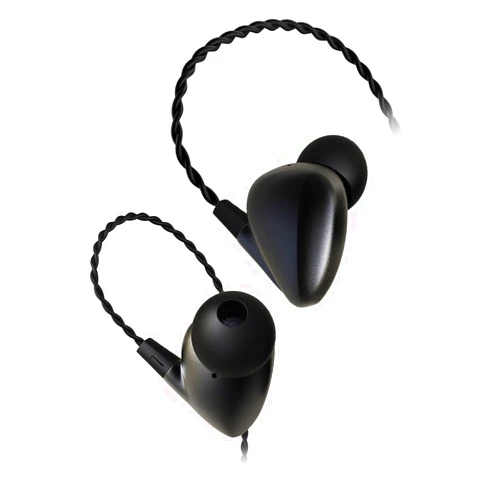 HIDIZS in-Ear Earphones Hi-Res Headphones with High Resolution Seeds Dynamic IEMs Wired Earbuds for HIDIZS Hi-Res Audio Player (Black)