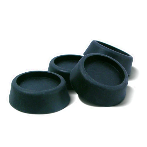 Ideaworks JB6368 Washing Machine Anti-Vibration Pads, 1-pack, Black, 4 Count