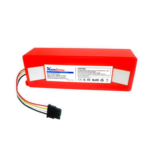 Kunbow 6800mAh Li-ion Battery,Replacement Battery for Xiaomi Mi Robot,Mijia 1. and 2. Generation,Mijia Roborock S4,S5,S6,S7,Mijia Roborock S50,S51,S55,S60,E201 Vacuum Cleaner (14.4V/97.92Wh)