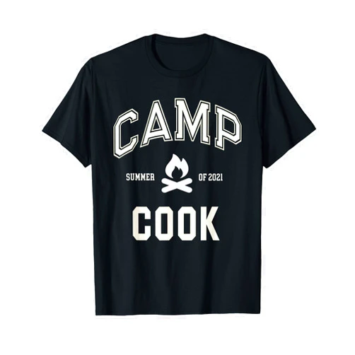 I'm The Masked Outdoor Director That's Why Vintage CAMP COOK Chef Squad Camping Cooking Team Funny T-Shirt