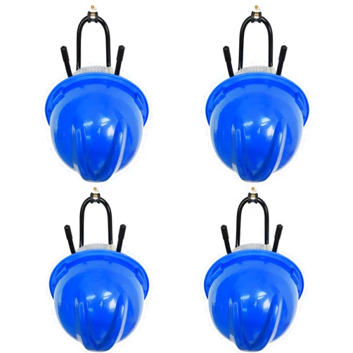 YYST Hard Hat Rack Hard Hat Holder Storage Hanger - No Hard Hat -4/PK-Screws Included