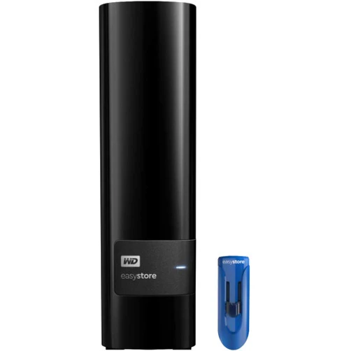 IoSafe WD Western Digital SH2000GB5YR Easystore 10TB External USB 3.0 Hard Drive Bundle with 32GB Easystore USB Flash Drive, Black