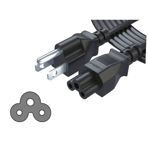 PWR+ Fast Charging Long 12Ft Power Cord for Segway Ninebot MAX G2 G30P P65 P100S Electric Kick Scooter Charger Adapter Cable Replacement 3 Prong Mickey Mouse IEC320 C5 to NEMA 5-15P (UL Safety Certified)