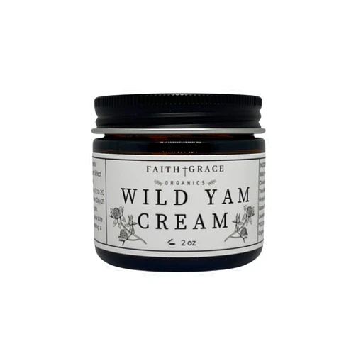 Faith and Grace Organics Organic Enriched Wild Yam Cream, All Natural Made in the USA