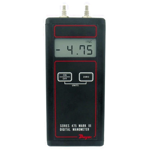 Dwyer® Handheld Digital Manometer, 475-3-FM, 0-200
