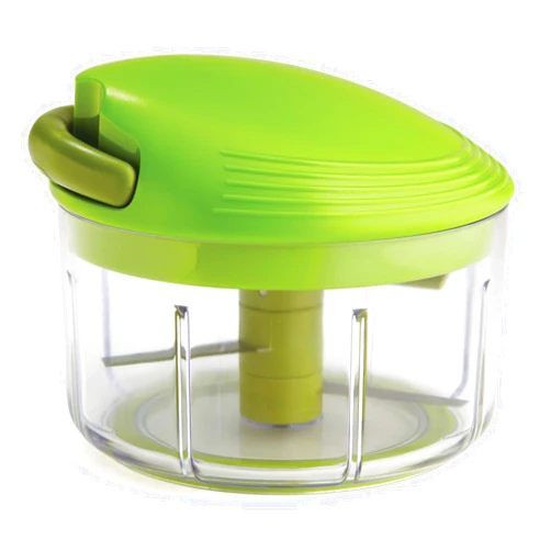 Kuhn Rikon Pull Chop Chopper/Manual Food Processor with Cord Mechanism, Green, 2-Cup