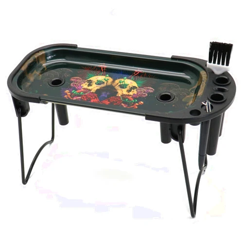 PURIPUFF Metal Tray, 8.5 x 3.8 inches Can Be Foldable Plates, Filler Funnel and Packer, Be Used for King Size and 1 1/4 Size Papers