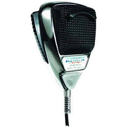 ASTATIC 302-10187 4-Pin Noise-Cancelling Microphone (Chrome)
