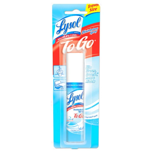 Lysol Reckitt Benckiser plc Lysol, RAC79132, Disinfectant Spray to Go, 1 Each, Crisp Linen