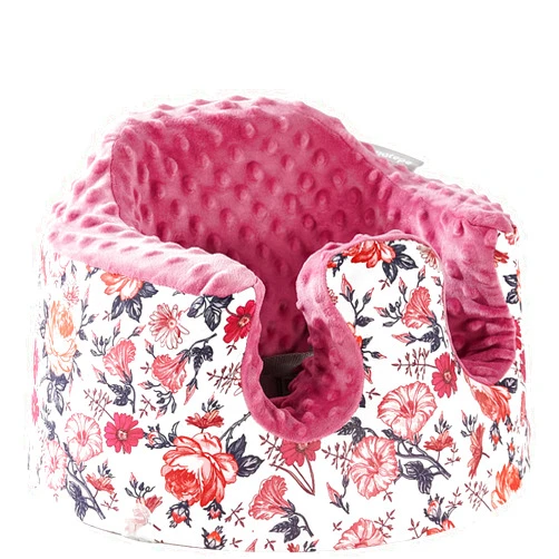 Mamatepe Seat Cover Compatible with Bumbo Seat,Breathable Baby Bumbo Seat Cover,Soft Bumbo Floor Seat Cover for Baby Girl Boy,Only Compatible with Bumbo Seat (Flower)