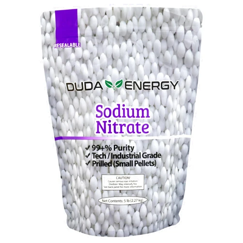 Duda Energy 5sn 5 lb. Sodium Nitrate 99+% Pure Chile Saltpeter Gold Metal Refining Industrial Grade Glass Pottery Enamels (Packaging May Vary)