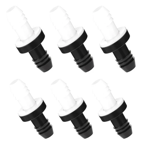 Psyqtsuary 6 PCS Inline Vacuum Barbed Check Valve, 3/8