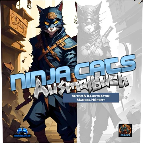 Marcel Höfert Ninja Cats - Ausmalbuch (German Edition)